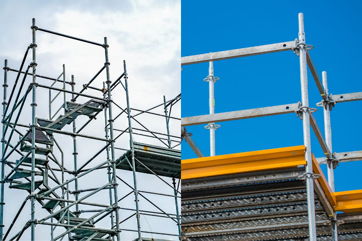 Rusztowanie aluminiowe a rusztowania stalowe różnice