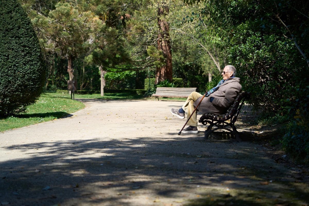 Odpoczywający mężczyzna